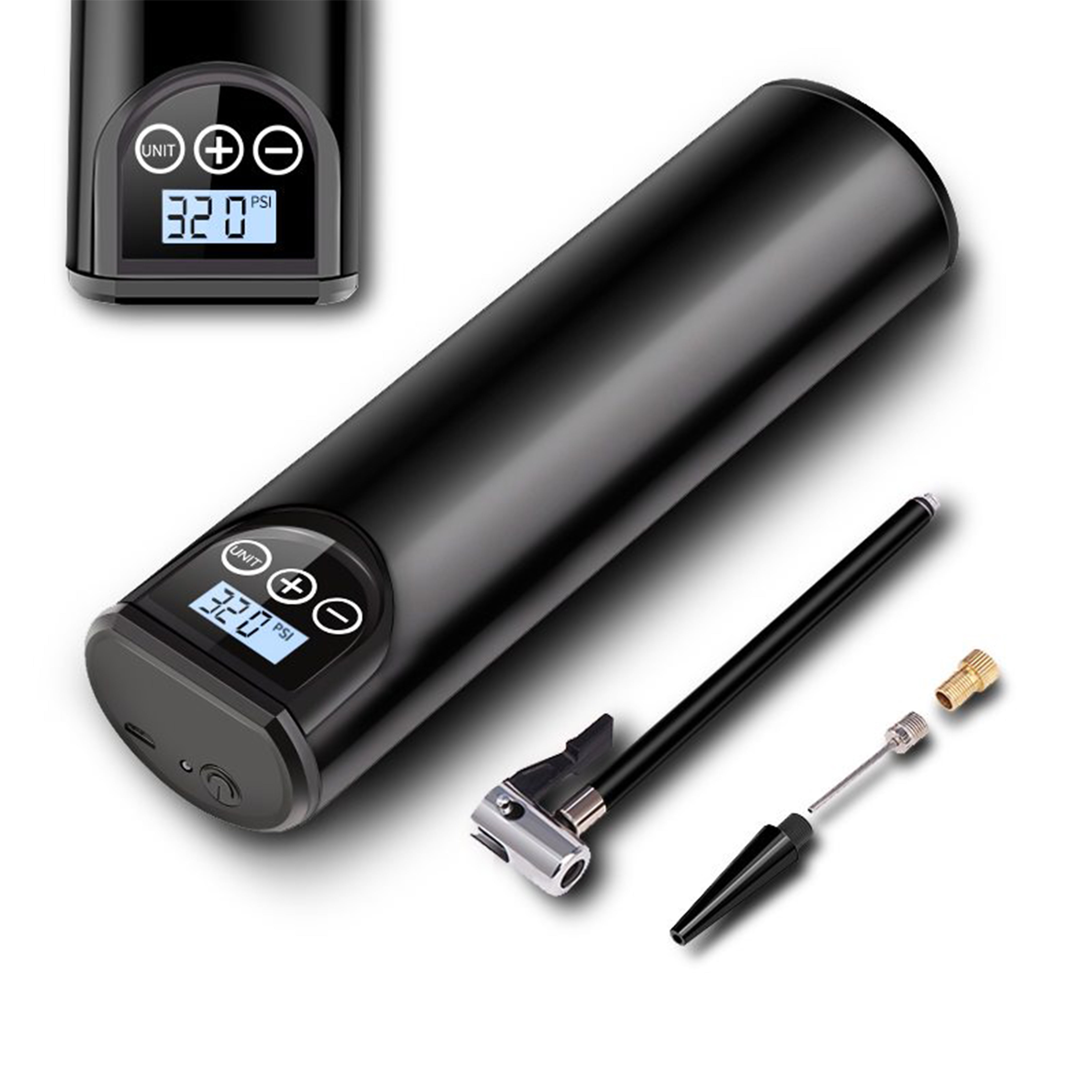 ACROPAQ Elektrische Fahrradpumpe