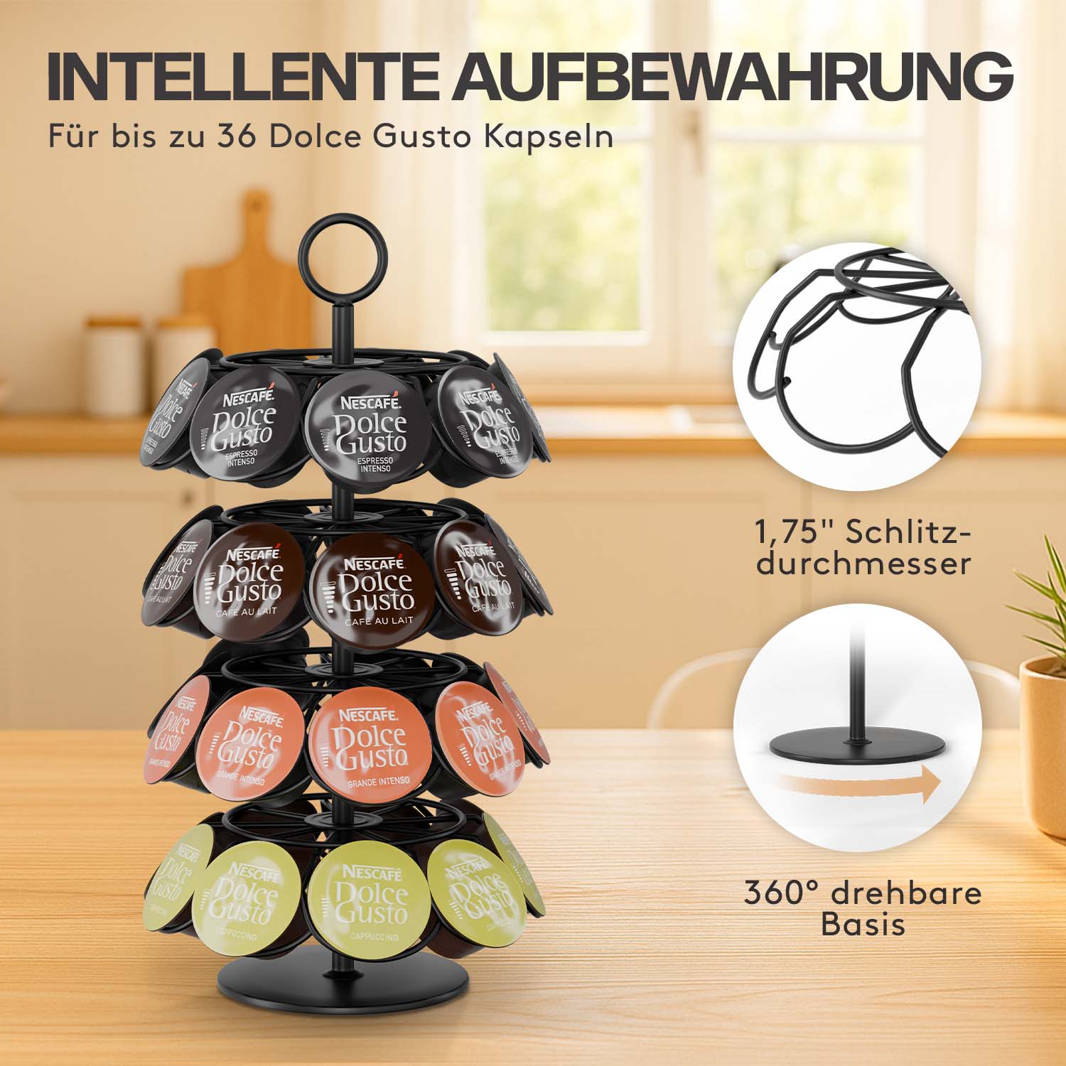 ACROPAQ Dolce Gusto Kapselhalter