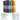 ACROPAQ - 12 x Ringordner A4 - 5-in-1 Set, 2 Ringe, Rückenbreite 2,2 cm, Sommerfarben